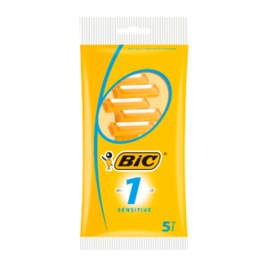 BIC 1 Sensitive Disposable Razors 5 Pack