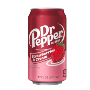 Dr Pepper Strawberries and Cream Soda