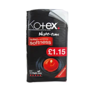 Kotex Maxi Night time Pads 10's