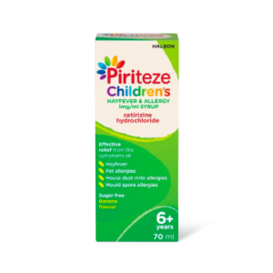 Piriteze Children’s Hayfever & Allergy Relief Syrup 6 years+ 70ml