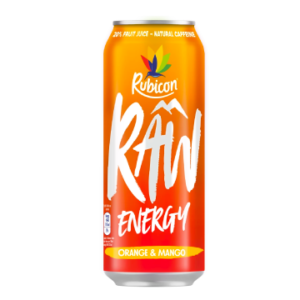 Rubicon Raw Energy Orange and Mango Fruit 500Ml