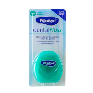 Wisdom Dental Floss (Mint Waxed)