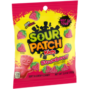 Sour Patch Kids Strawberry Soft and Chewy 3.6 Oz