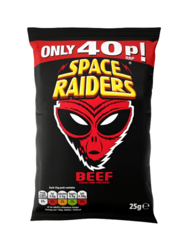 Space Raiders Crisps - Beef