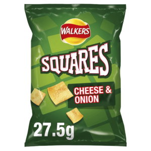 Walkers Squares Cheese and Onion