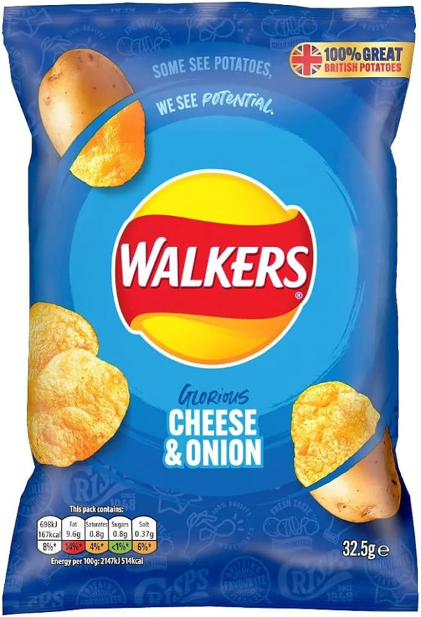 Walkers Cheese and Onion