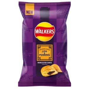 NEW Walkers Lea & Perrins Worcester Sauce Crisps