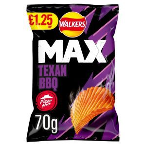 Walkers Max Pizza Hut Texan BBQ Crisps